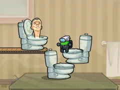 Jwèt Impostor Jump Skibidi Toilet sou entènèt