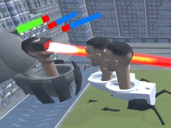 Jwèt Skibidi Toilet Monster Fight sou entènèt