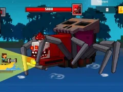 Jwèt Pirate Block Craft Monster Shooter sou entènèt