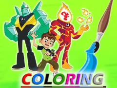 Jwèt Ben 10 Coloring sou entènèt