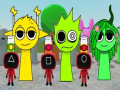 Jwèt Squid Sprunki Tap 2 sou entènèt