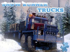 Jwèt Snow Runner Trucks Jigsaw sou entènèt