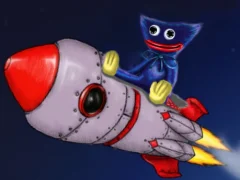 Jwèt Huggy Wuggy in space sou entènèt