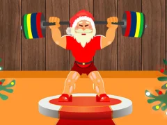 Jwèt Santa Claus Weightlifter sou entènèt