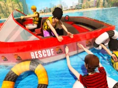 Jwèt Beach Rescue Emergency Boat sou entènèt