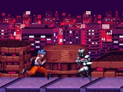 Jwèt Endless Cyberpunk Runner sou entènèt