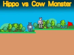 Jwèt Hippo vs Cow Monster sou entènèt