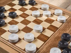 Jwèt Checkers Two Player sou entènèt