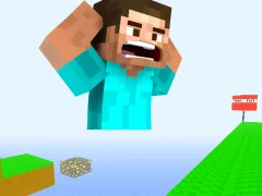 Jwèt Minecraft - Gold Steve sou entènèt