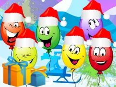 Jwèt Christmas Balloons Bursting sou entènèt