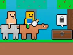 Jwèt Baby Noob vs Baby Obby Horse sou entènèt