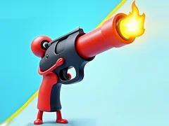 Jwèt Human Stickman Gun sou entènèt