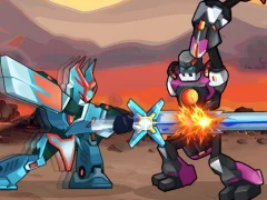 Jwèt Robot Fighting Adventure sou entènèt