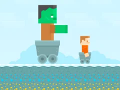 Jwèt Blockminer Run sou entènèt