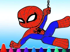 Jwèt Spiderman Coloring book sou entènèt