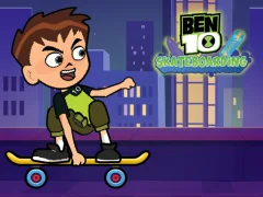 Jwèt Ben 10 Skateboarding sou entènèt