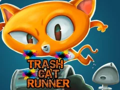 Jwèt Trash Cat Runner sou entènèt