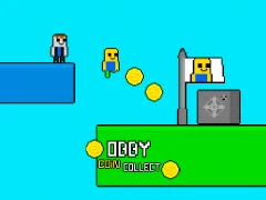 Jwèt Obby vs Bacon Rainbow Parkour sou entènèt
