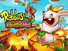 Jwèt Rabbids Volcano Panic sou entènèt