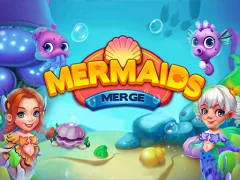 Jwèt Merge Mermaids sou entènèt