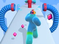 Jwèt Runner Blob 3D sou entènèt