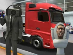 Jwèt Truck Simulator Skibidi Toilet sou entènèt