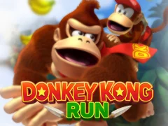 Jwèt Donkey Kong Run sou entènèt