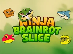 Jwèt Ninja brainrot Slice sou entènèt
