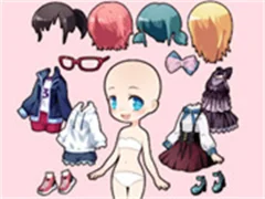 Jwèt Chibi Anime Princess Doll sou entènèt