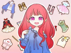 Jwèt Dress Up Sweet Doll sou entènèt