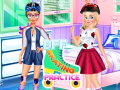 Jwèt BFF Skating Practice sou entènèt