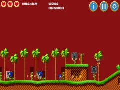Jwèt Sonic html5 sou entènèt