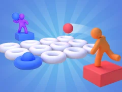 Jwèt Balls Throw Duel 3D sou entènèt