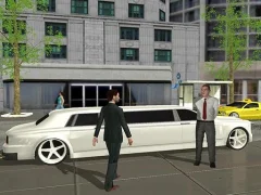 Jwèt Limo Taxi Driving Simulator: Limousine Car Games sou entènèt