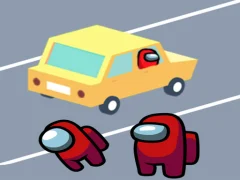 Jwèt Among Us Car Race sou entènèt