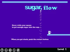 Jwèt Sugar flow sou entènèt