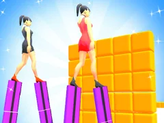 Jwèt Heels Run Race - Stack Rider sou entènèt