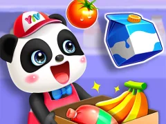 Jwèt Cute Panda Supermarket sou entènèt