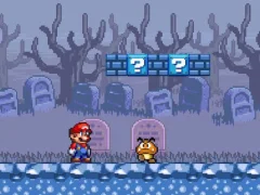 Jwèt Super Mario Bros Star Scramble 2 Ghost island sou entènèt
