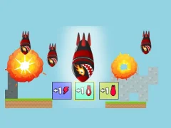 Jwèt Rocket Evolution Destroy the Map! sou entènèt