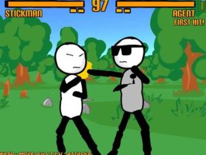 Jwèt Stickman zam- mwens batay sou entènèt