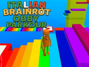 Jwèt Italyen Brainrot Obby Parkour  sou entènèt