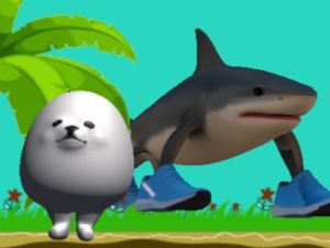 Jwèt Eggdog flappy tralalero tralala sou entènèt