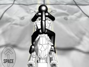 Jwèt Stickman kous motosiklèt zonbi sou entènèt