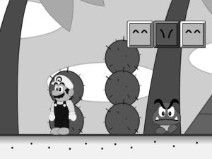 Jwèt Super Mario Tè nan grate sou entènèt