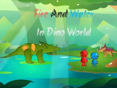 Jwèt Fire And Water In Dino World sou entènèt