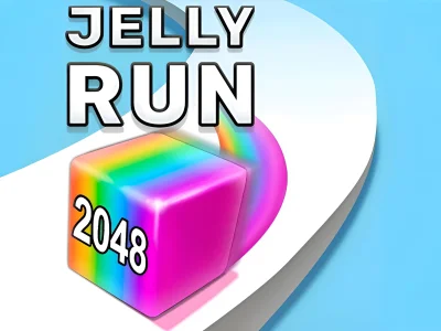 Jwèt Jelly Run 2048 sou entènèt
