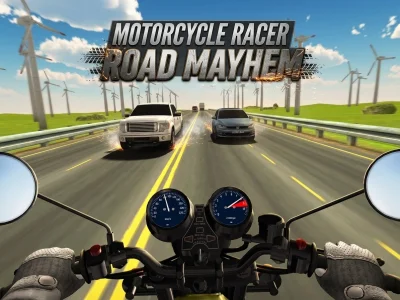 Jwèt Motorcycle Racer: Road Mayhem sou entènèt