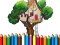 Jwèt Tree House Coloring Book sou entènèt