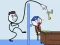 Jwèt Stickman Troll Thief Puzzle sou entènèt